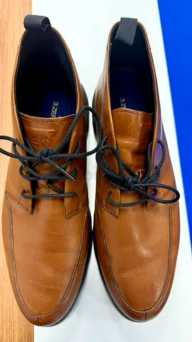 Cole Haan ZERØGRAND Brown Leather Chukka Boots