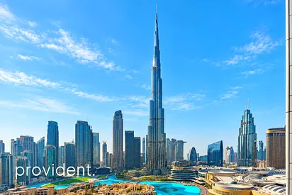 Full Burj View | Furnished | Balcony | Study Room