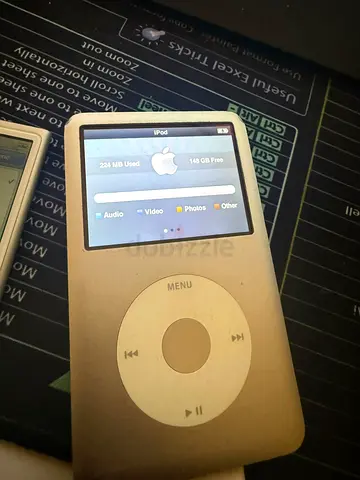 Apple iPod Classic (Silver) - Working, 160GB (shows storage)
