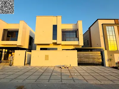 فيلا 5 غرف للبيع في الياسمين عجمان - تشطيب ديلوكس - شامل رسوم التسجيل - الكهرباء والمياه والمكيفات واصلة - تملك حر
