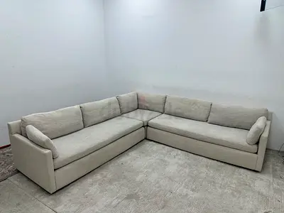 Perfect condition west elm corner sofa