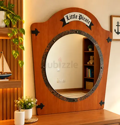 Little pirate mirror solidwood