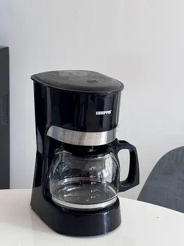 Geepas Drip Coffee Maker with Glass Carafe - Used