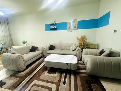 Sofas 3+2+1 with cushions and covers