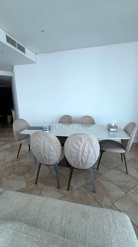 Al Huzaifa furniture natural marble dining table