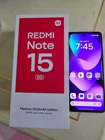 REDMI NOTE 15 5G 8 GB 256 GB TDRA
