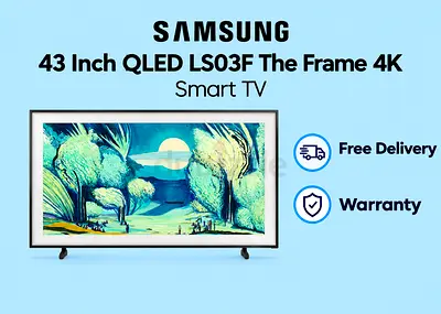 Samsung 43 Inch QLED LS03F The Frame 4K Smart TV