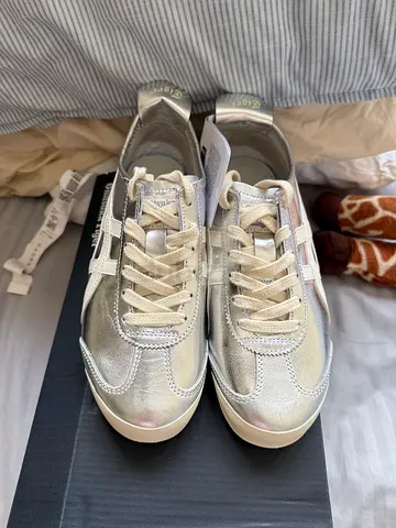 Onitsuka Tiger Mexico66 Silver Off White for Sale