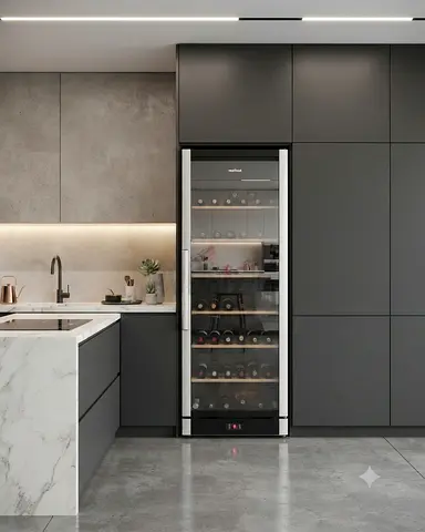 Vestfrost Wine Fridge – 197-Bottle Capacity | Dual Temperature Zones
