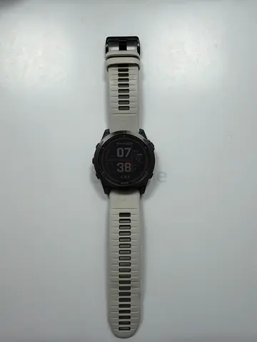 Garmin Fenix 7 sapphire solar GPS Sports Smartwatch - White Strap