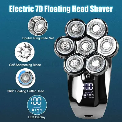 Cordless Bald Head Shaver for Men 7D