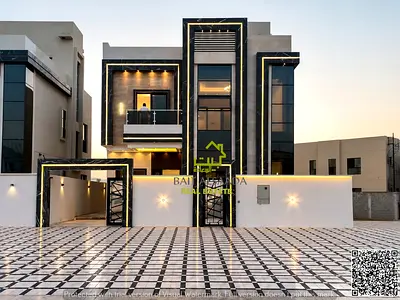 Modern Villa (Registration and ownership transfer fees included) Spacious layout, two floors plus a roof terrace, great price, freehold ownership