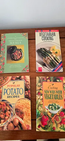 Collection of 4 Used Recipe Cookbooks - Vegetarian & Potato Recipes
