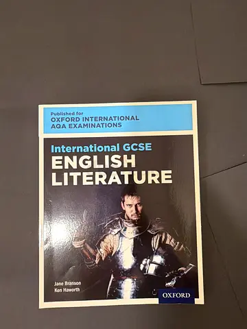 International GCSE English Literature Textbook Oxford AQA