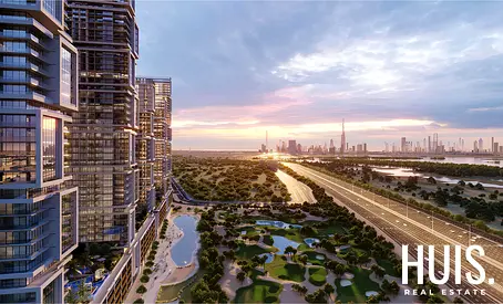 High Floor | Full Golf View | Luxury 1BR + Maid | Tower E