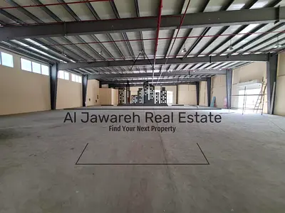 For annual rent: a distinctive, new, and spacious warehouse suitable for all types of business activities in the Emirate of Umm Al Quwain