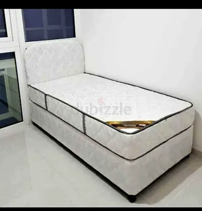Single bed with mattress and base 90X190 CM