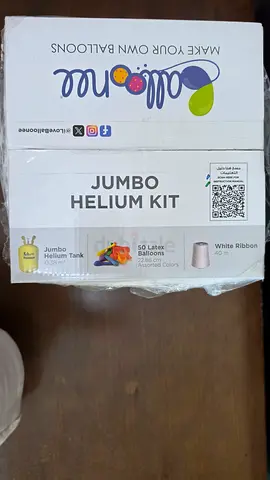 Jumbo helium gas tank brand new unopened balloonee brand