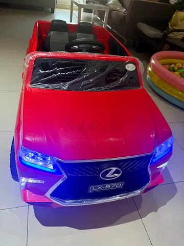 Electric Rechargeable Battery Operated Red lexus LX570 Kids Car