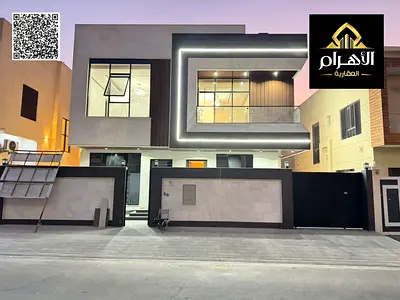 فيلا طابقين وروف في الياسمين | تملك حر لجميع الجنسيات الفيلا مقابل رحمانية الشارقة