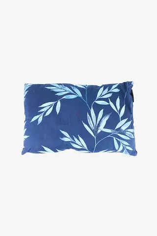 Karl Lagerfeld Maison Pillow- Dark blue botanical decorative cushion cover - brand new, never used