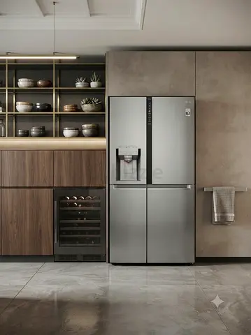 LG Latest Model Side-by-Side Fridge Freezer – 90cm Width × 180cm Height