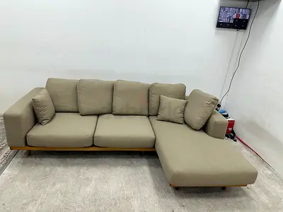 Like new condition west elm sofa