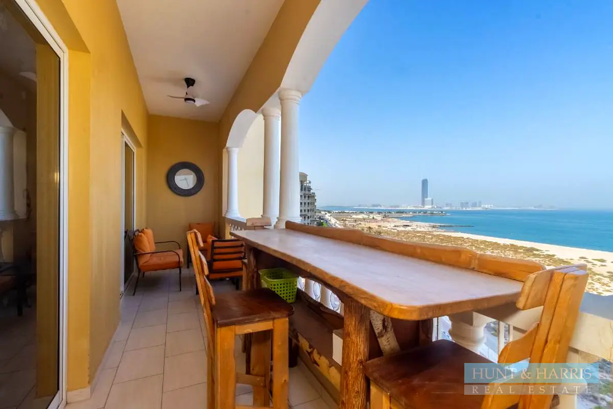 2 Bed Apartment for Rent - Al Hamra - Sea View - Fully Furnished