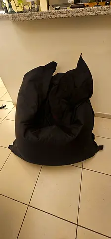 Black Bean Bag Chair - Good Used Condition