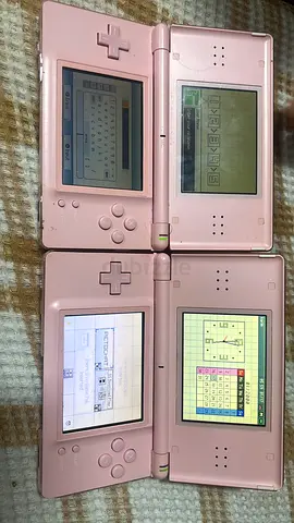 Two Pink Nintendo DS Lite Consoles - Tested and Working