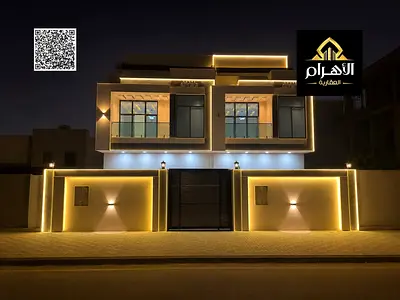 Two-level unit with a roof terrace and 5 bedrooms in Al-Yasmeen; registration fees included.