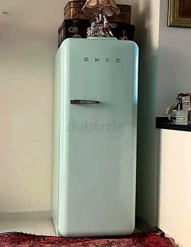 Retro Style Smeg Refrigerator - Pastel Green