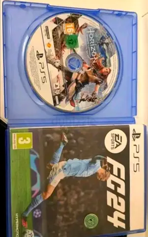 PS5 games - FIFA 24  + Horizon Forbidden West disc — Excellent condition