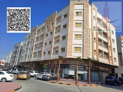 One-bedroom apartment with a living room available for annual rent in Al Jurf Industrial Area 3. It boasts a prime location in a family-friendly build
