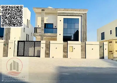 Villa for rent in Ajman, Al Amraa area, including electricity, water, and air conditioning. 6 maste