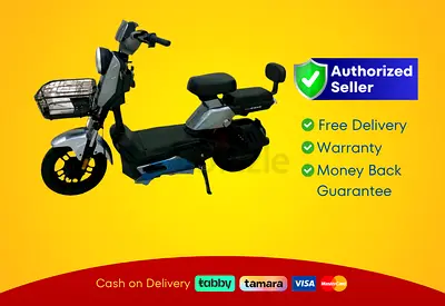 Wind Horse Electric Scooter 500W 45KM Range 40KM Speed, M6 - Grey | New | Warranty | FREE Delivery