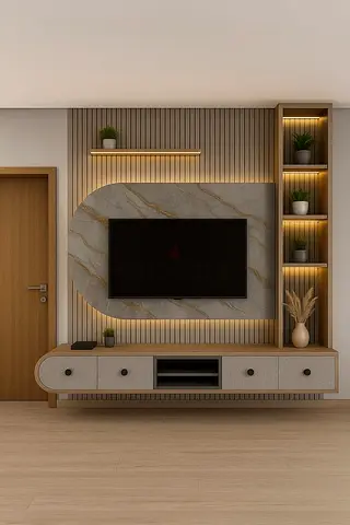 Entertainment Modern TV unit - good condition