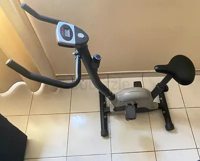Compact Upright Exercise Bike with Monitor - Good Working Condition