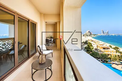 Panoramic Sea View | 2BR + Maid Room | Furnished