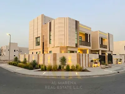 Corner Villa for Sale in Al Bahia – Ajman | 6 Master Bedrooms | Two Floors & Roof | Fees Included