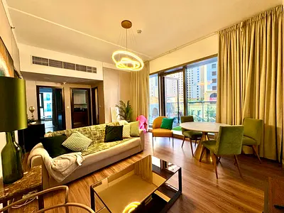 Vacant & Ready | Fully Furnished 1BR | Near Marina & Beach-Sparkle Tower 2