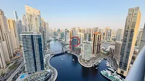 Full Marina View 1BR | Upgraded | Bright | Balcony