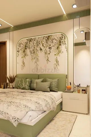 New Elegant style 180*200 olive colour king size bed