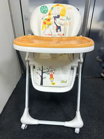 Used Jikel Tron Baby High Chair with Removable Tray - Merigold