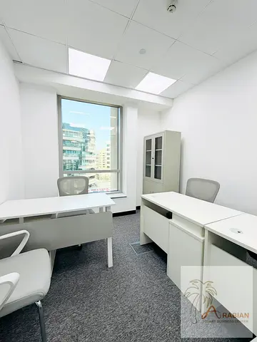Corporate Offices with Elegant Reception & Lounge Area | Near METRO- SHARAFF DG | Prime Location