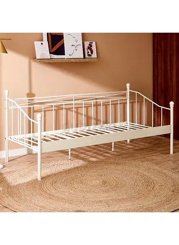 White Metal Daybed Frame