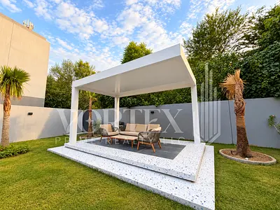 Fully Furnished 5BR Forest Villa | Gazebo Included | 6,808 Sq.Ft Plot | Masaar 1