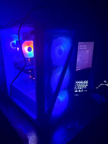 Custom RGB Gaming Desktop PC in White Case (Gaming Ready)