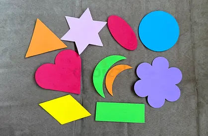200+ pieces/10 Different Foam Shapes for Art and Craft