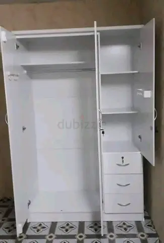 New wardrobe 3door white colour available